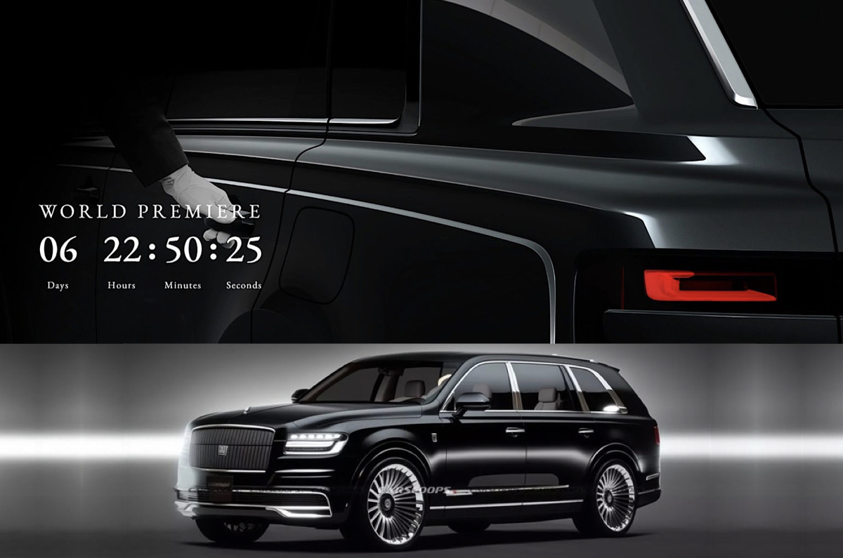 Toyota Century Suv Teased Ahead Of September Debut